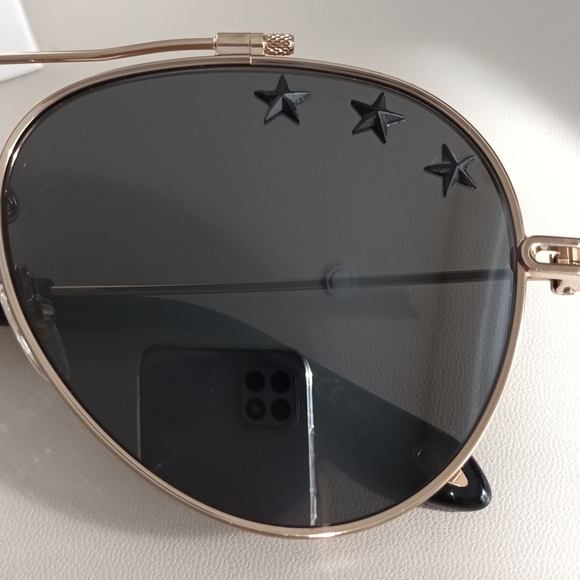 NWT GIVENCHY STAR AVIATOR SUNGLASSES - Picture 3 of 10